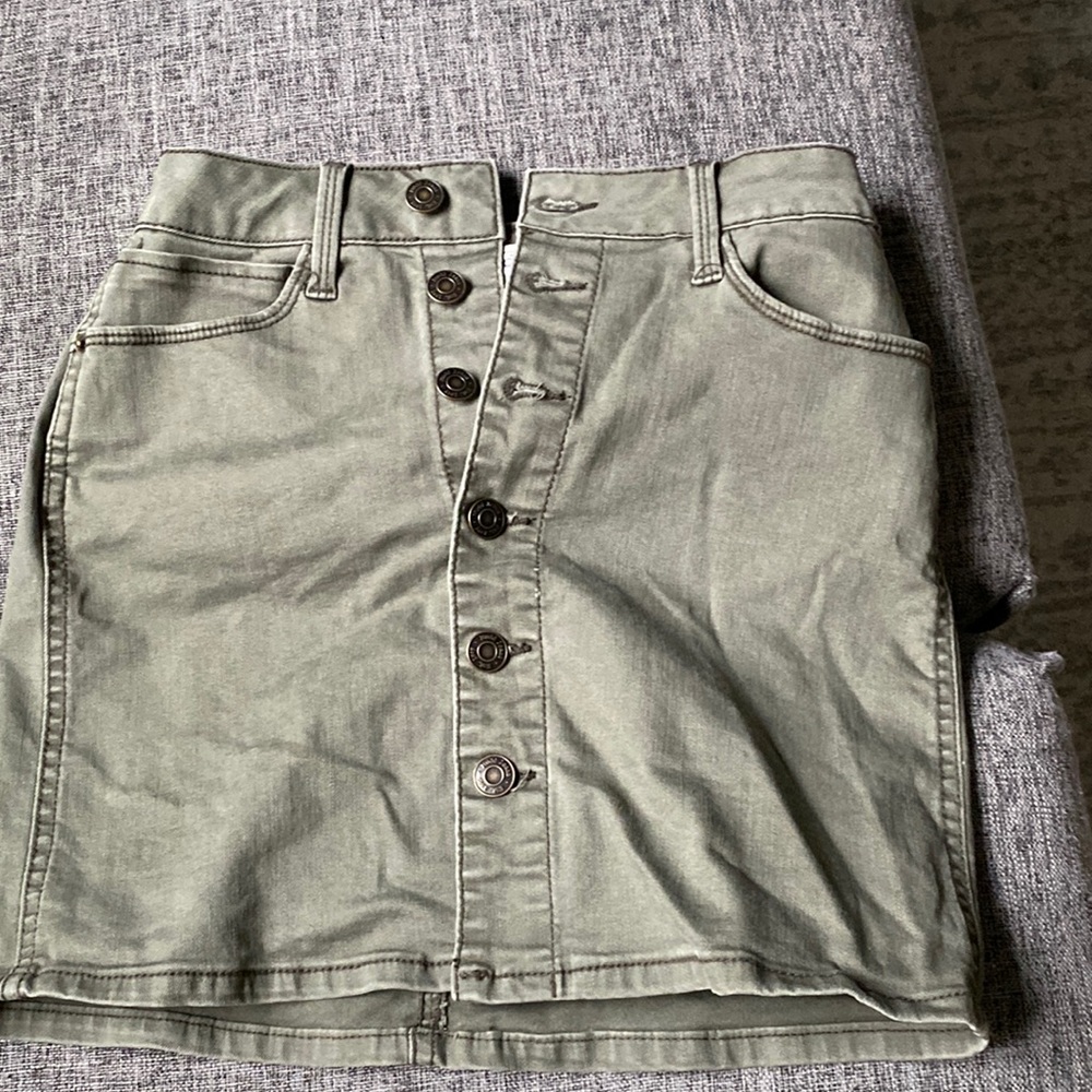 Olive Green - MUDD Flex Stretch Skirt